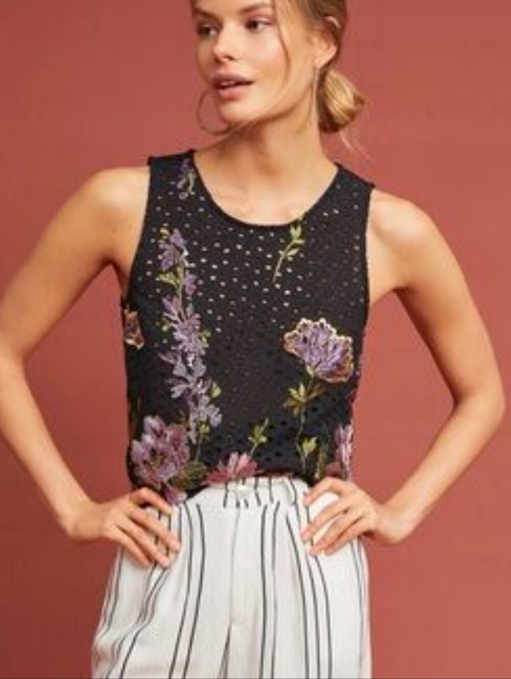 🌿🍒 Anthropologie Meadow Rue Harriet top  Size Medium 🍒🌿